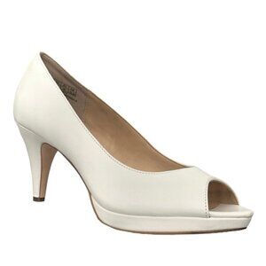 JENN ARDOR Women's Peep Toe Heel Dress Pumps